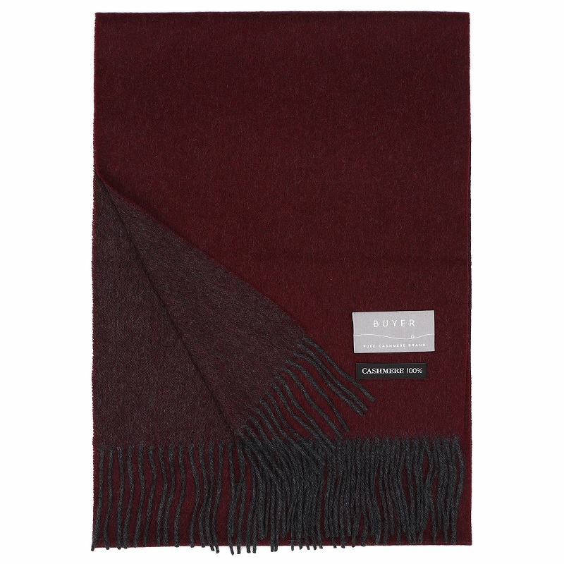 カシミヤ100% リバーシブルマフラー | BUYER（バイヤー）の